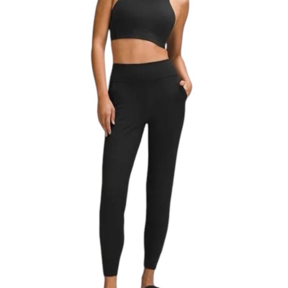 Lululemon Align High Rise Joggers 28” Black Size 8